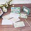 Envelope and Floral Pattern Thank You Cards Sets DIY-CP0001-82-7