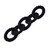 Spray Painted CCB Plastic Linking Rings CCB-Q091-011A-4