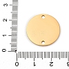 304 Stainless Steel Connector Charms STAS-P398-01G-3