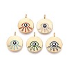 Alloy Enamel Pendants PALLOY-T092-13G-1