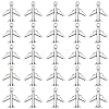 120Pcs Alloy Pendants FIND-SC0022-62-1