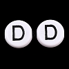 Opaque Acrylic European Beads AC-CBA3BDD-01D-1