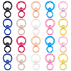 30Pcs Spray Painted Alloy Swivel Clasps FIND-SP0004-94-1