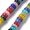 Handmade Millefiori Lampwork Beads Strands X-LAMP-F035-05-1
