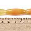 Natural Yellow Agate Beads Strands G-Z113-A07-5