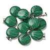 Synthetic Malachite Pendants G-B127-14P-01-1