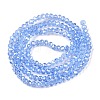 Electroplate Glass Beads Strands EGLA-A044-T1mm-A14-3