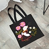 DIY Canvas Bag Flower Embroidery Kits PW-WG4A38F-09-1