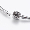 Tarnish Resistant 304 Stainless Steel European Style Round Snake Chains Bracelet Making STAS-I097-005C-P-2