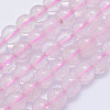 Natural Morganite Beads Strands G-L478-08-4mm-1