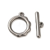 Non-Tarnish 304 Stainless Steel Toggle Clasps STAS-Q324-15P-1