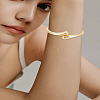 1Pc Alloy Hinged Bangles for Women BJEW-LP0002-48-1
