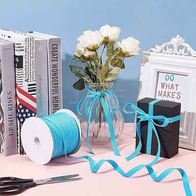 Cotton Twill Tape Ribbons OCOR-WH0058-35I-1