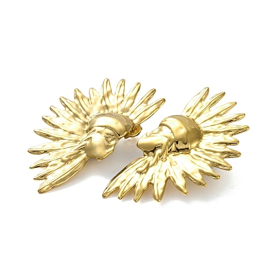 304 Stainless Steel Stud Earrings EJEW-M250-01G-1