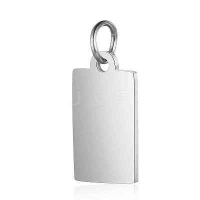 Tarnish Resistant 201 Stainless Steel Pendants STAS-S105-T633-1-8-1