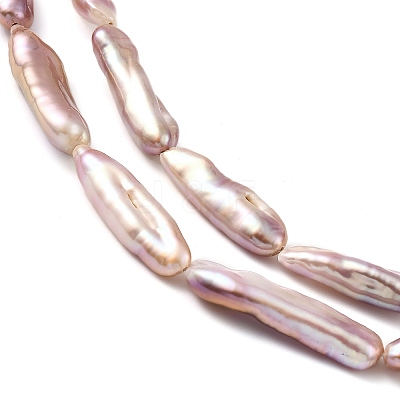 Natural Baroque Keshi Pearl Beads Strands PEAR-B004-04B-02A-1