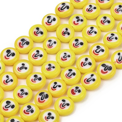 Handmade Lampwork Beads Strands LAMP-Z021-02-1