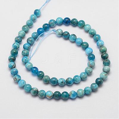 Natural Apatite Beads Strands G-D856-01-6.5mm-1