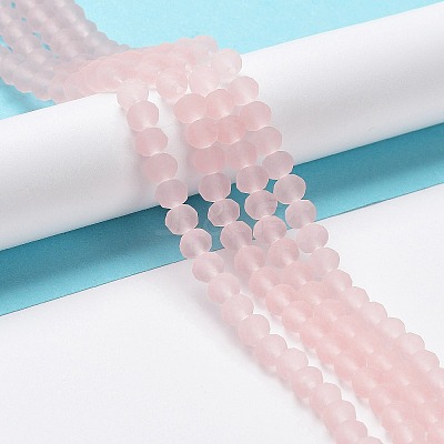 Transparent Glass Beads Strands EGLA-A034-T10mm-MD22-1