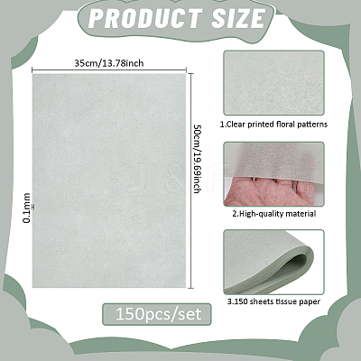 150Pcs Gift Wrapping Paper DIY-BC0018-06-1