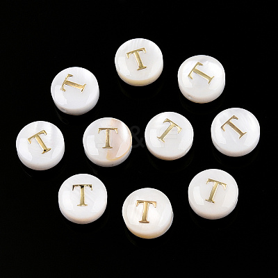 Natural Freshwater Shell Beads SHEL-N036-01T-1