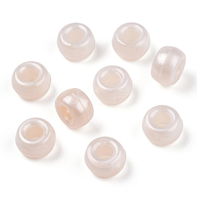 Plastic Pearlized Beads KY-T025-01-D08-1