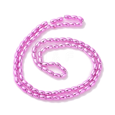 Electroplate Beads Strands X-EGLA-H104-02C-1