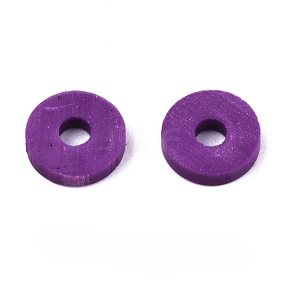 Handmade Polymer Clay Beads LS-CLAY-Q251-4.0mm-99-1