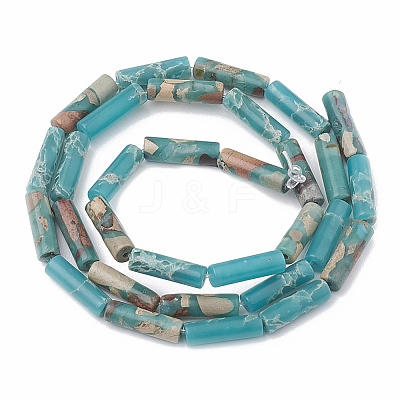 Chips Synthetic Aqua Terra Jasper Beads Strands G-S322-005A-1-1