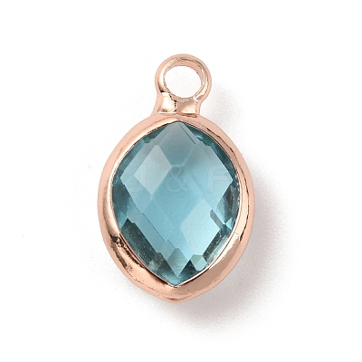 Faceted Glass Pendants FIND-TAC0014-68C-1