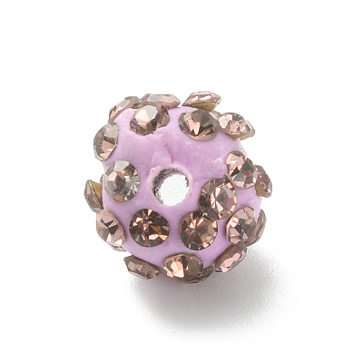 Rhinestone Pave Disco Ball Beads RB-TAC0002-02A-10-1