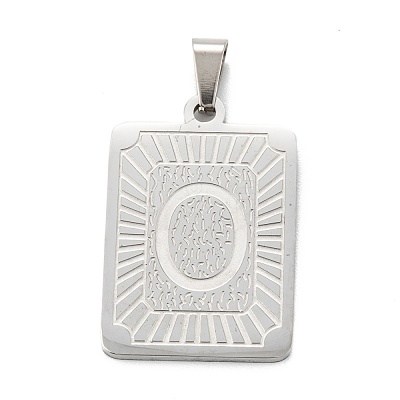 Non-Tarnish 304 Stainless Steel Pendants STAS-K216-48O-P-1