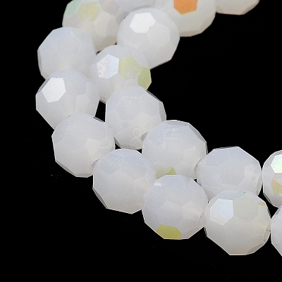 Imitation Jade Glass Beads Strands EGLA-A035-J8mm-L05-1