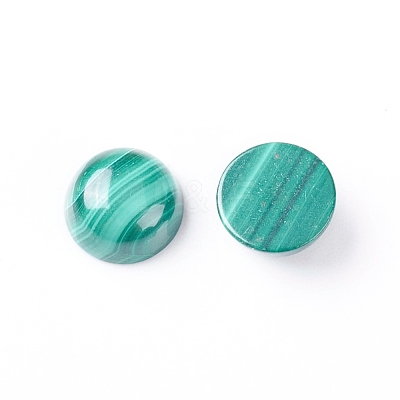 Natural Malachite Cabochons G-E557-06B-1