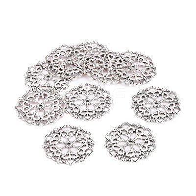Tibetan Style Filigree Joiners Links TIBE-A11623-AS-LF-1