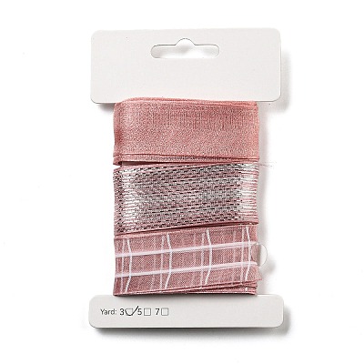 Polyester & Polycotton Ribbons Sets SRIB-G010-01B-03-1