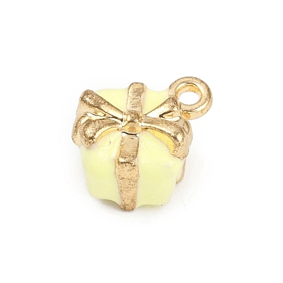 Alloy Enamel Charms PALLOY-R158-05G-02-1