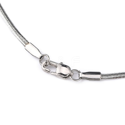 Tarnish Resistant Gifts for Boyfriend On Valentines Day 304 Stainless Steel Necklaces NJEW-H411-53-1