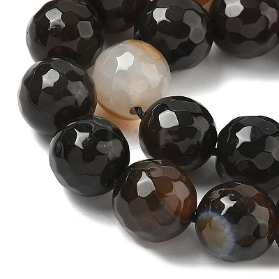 Natural Agate Beads Strands X-G-M437-C01-01Y-1