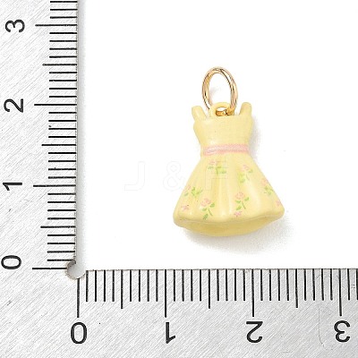 Brass Enamel Pendants KK-CBA1122-01G-01-1