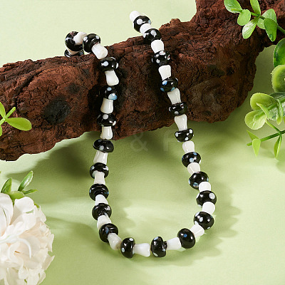 1Strand Handmade Lampwork Beads Strands LAMP-TA0001-84L-1