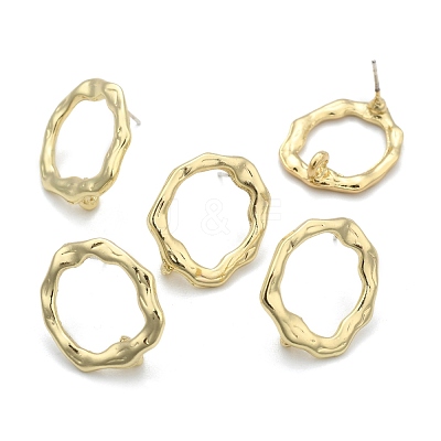 Alloy Stud Earring Findings PALLOY-S121-70-1