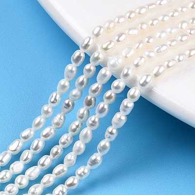 Natural Cultured Freshwater Pearl Beads Strands PEAR-N012-02L-1