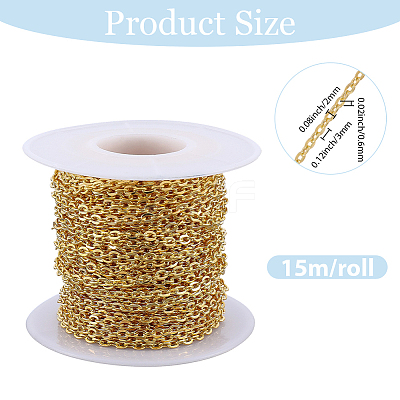 15M Iron Cable Chains CH-BM0001-01G-1