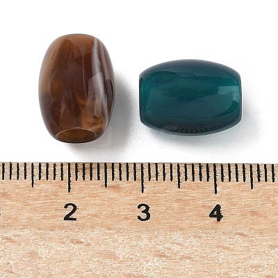 Tow Tone Acrylic Beads OACR-C040-05-1