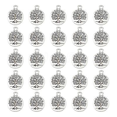 Tibetan Style Alloy Pendants FIND-DC0006-12B-1