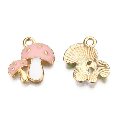 Autumn Theme Alloy Enamel Pendants ENAM-T009-46D-RS-1