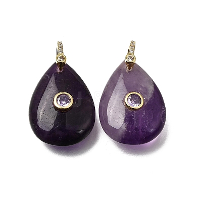 Natural Amethyst Pendants GG-CBA7610-07G-03-1