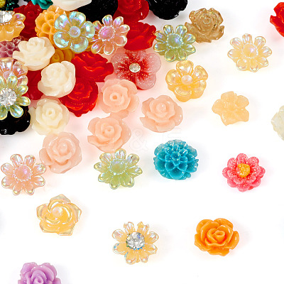 3 Bags Resin Cabochons RESI-TA0003-13A-1