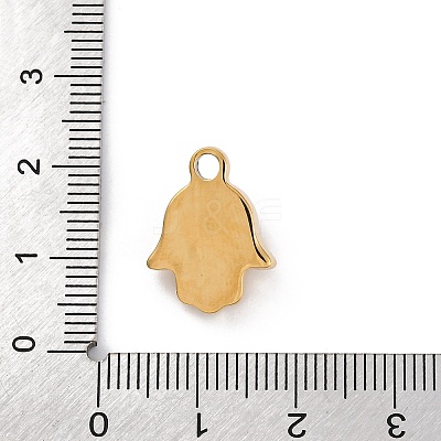 304 Stainless Steel Rhinestone Pendants STAS-M110-32G-1